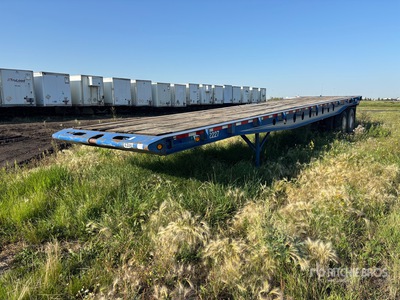 1981 Neils 41 ft T/A Flatbed Oilfield Trailer