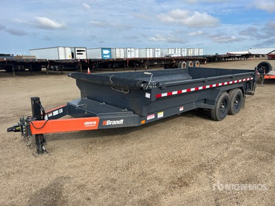 2018 Brandt T/A 97 inches Wide Remorque à Benne Utilitaire