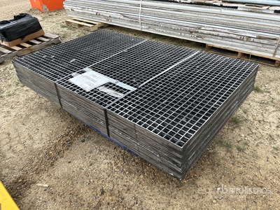 Quantity of (10) 6 ft 6 in x 4 ft Molded Grating (Unused)