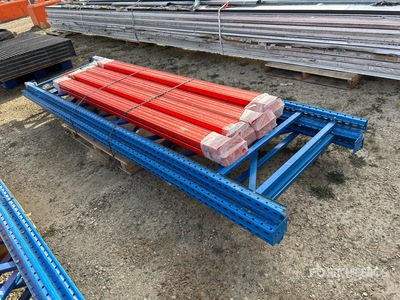 Quantity of 12 ft パレット ラック (Unused)