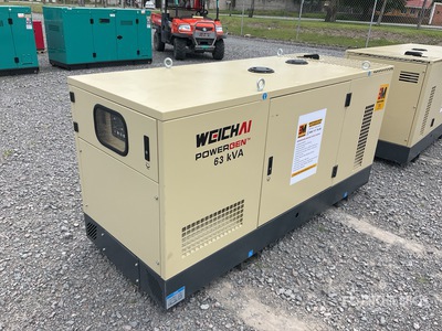 2024 WEICHAI WPG50L16 63 kVA Skid-Mounted Planta de Luz (Sin Usar) / Generator (Unused)