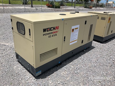 2024 WEICHAI WPG50L16 63 kVA Skid-Mounted Planta de Luz (Sin Usar) / Generator (Unused)