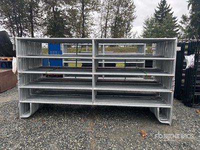Quantity of (31) 2025 BYT GPNL96 9 ft x 5 ft Galvanized Ranch Livestock Panel (Unused)