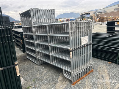 Quantity of (24) 2025 BYT GVPNG10 10 ft Galvanized Livestock Panel (Unused)