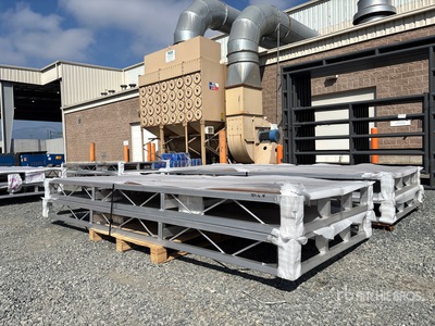 Quantity of (2) 2024 BYT BDF412 4 ft x 10 ft Aluminum Boat Dock Section Kit (Unused)