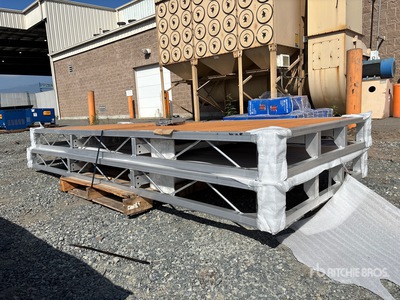 Quantity of (2) 2024 BYT BDF412 4 ft x 10 ft Aluminum Boat Dock Section Kit (Unused)
