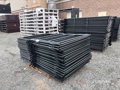 Quantity of (24) 2025 BYT MSFGTE04 4 ft Steel Mesh Frame Livestock Gate (Unused)