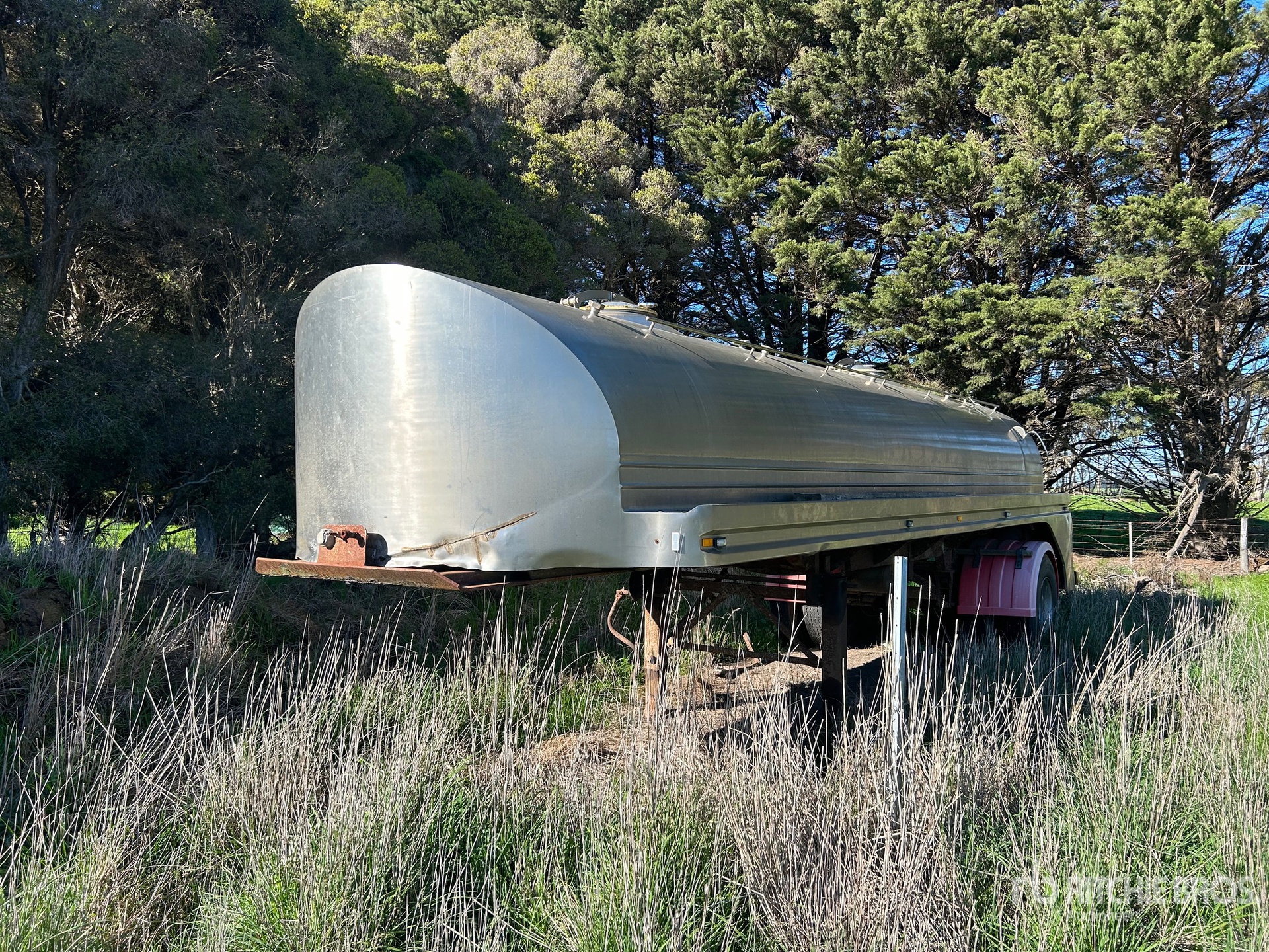 1980 TIEMAN S/A Water Tank Trailer