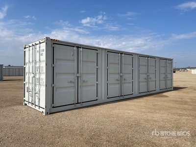 2025 40 ft High Cube Multi-Door Storage Container (Unused)