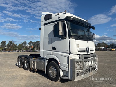 2019 Mercedes-Benz Actros 2663 6x4 Sleeper Truck Tractor