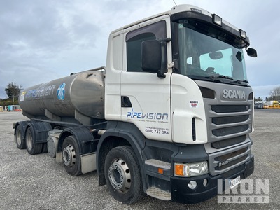 2013 Scania R480 11000 L 8x4 Twin-Steer Camion cisterna de agua