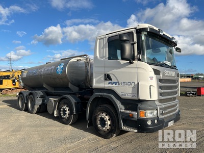 2013 Scania R480 12000 L 8x4 Twin-Steer Camion cisterna de agua