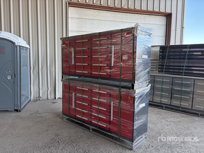 Quantity of (2) 2025 Suihe 7FT-WB-10D-2 7 ft 10-Drawer Workbench (Unused)
