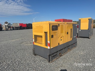 2014 Atlas Copco QAS89 80 kVA Skid-Mounted Generador