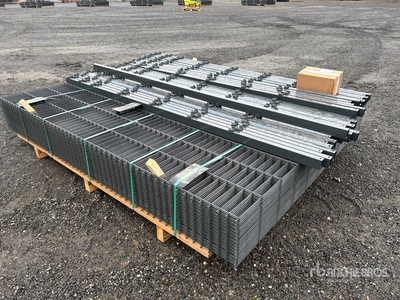 Qty of 75 Meter (2,03m x 2,50m) Bauzaun (Unused)