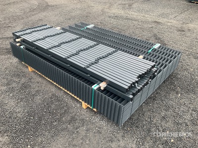 Qty of 75 Meter (1,83m x 2,50m) Site Fence (Unused)
