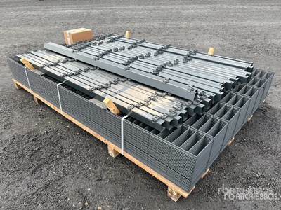 Qty of 75 Meter (1,43m x 2,50m) Site Fence (Unused)