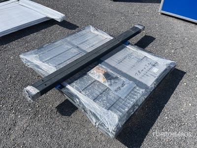 Double Wing Door (1,80m x 3,00m) for Site Fence (Unused)