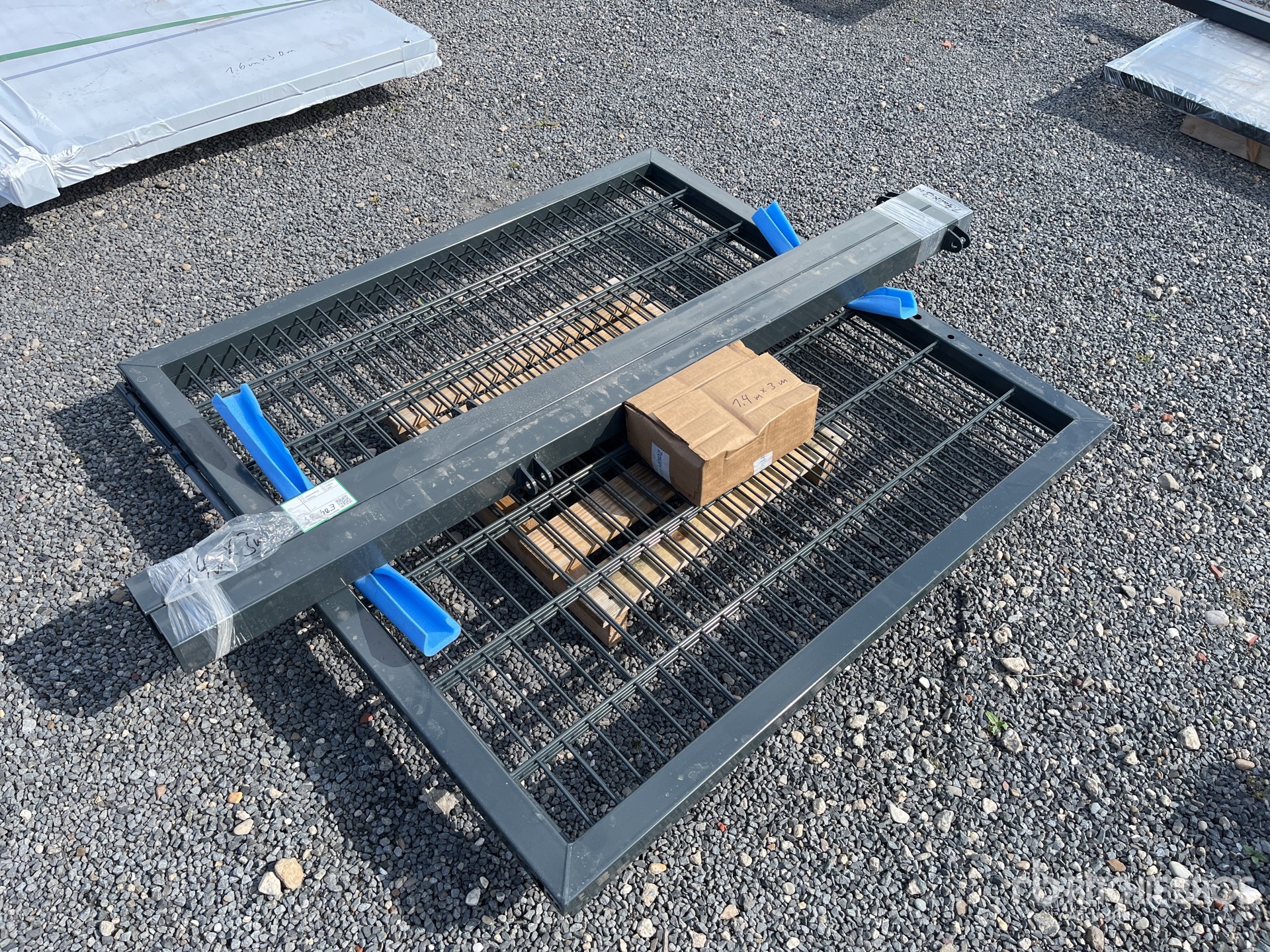 Double Wing Door (1,40m x 3,00m) for Bauzaun (Unused)