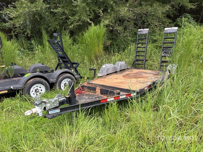 2019 MMDI 6960 lb 14 ft T/A Equipment Trailer