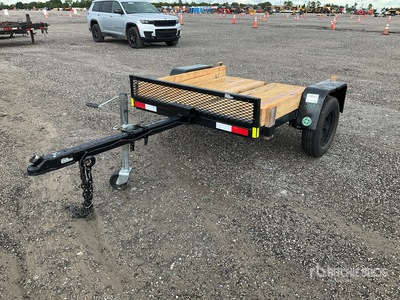 Homemade 5 ft S/A 4x6 Trailer utilitario