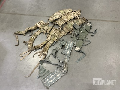 (27) Fighting Load Carriers, (26) Frame Shoulder Straps & Assorted Items