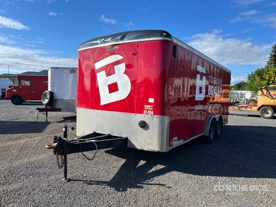 2017 TW818 18 ft T/A Enclosed Trailer