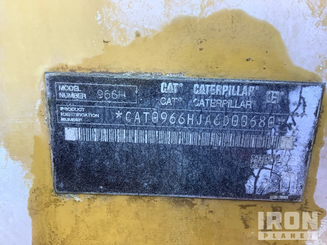 CARGADOR FRONTAL 2007 CATERPILLAR 966H