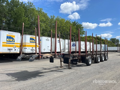 2013 DDL48 48 ft Quad/A Log Trailer