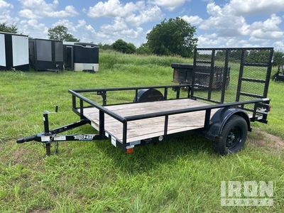 2024 Top Hat DSP10X77-2.9N-R 10 ft S/A Utility Trailer