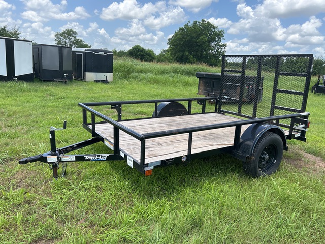 2024 Top Hat DSP10X77-2.9N-R 10 ft S/A Utility Trailer