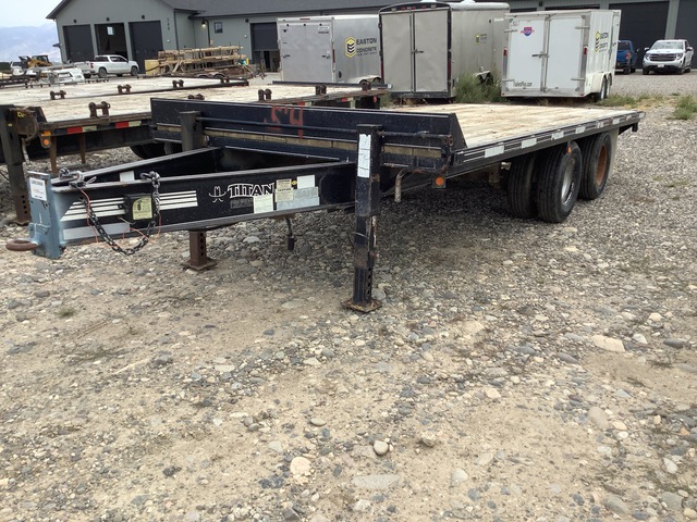 2006 Titan 20000 lb 18 ft T/A Flatbed Trailer