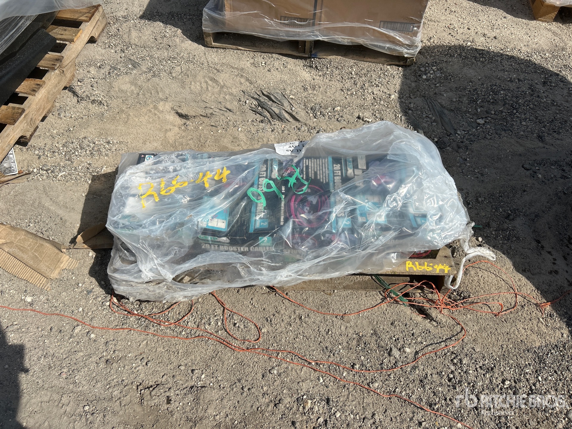 Quantity of (4) 1 Gauge 25 Ft Heavy Duty Booster Cable
