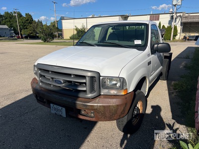 1999 Ford F 250 XL 4x4 Spreader Truck