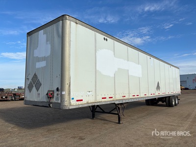 2012 Wabash 53 ft x 102 in T/A Van Trailer