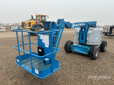 1997 Genie Z-34/22 2WD Dual Fuel Articulating Boom Lift