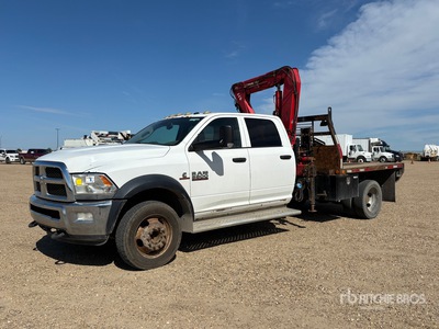 NCW 2020 kg Knuckle Boom on 2013 Ram 5500 4x4 Crew Cab Boom Truck
