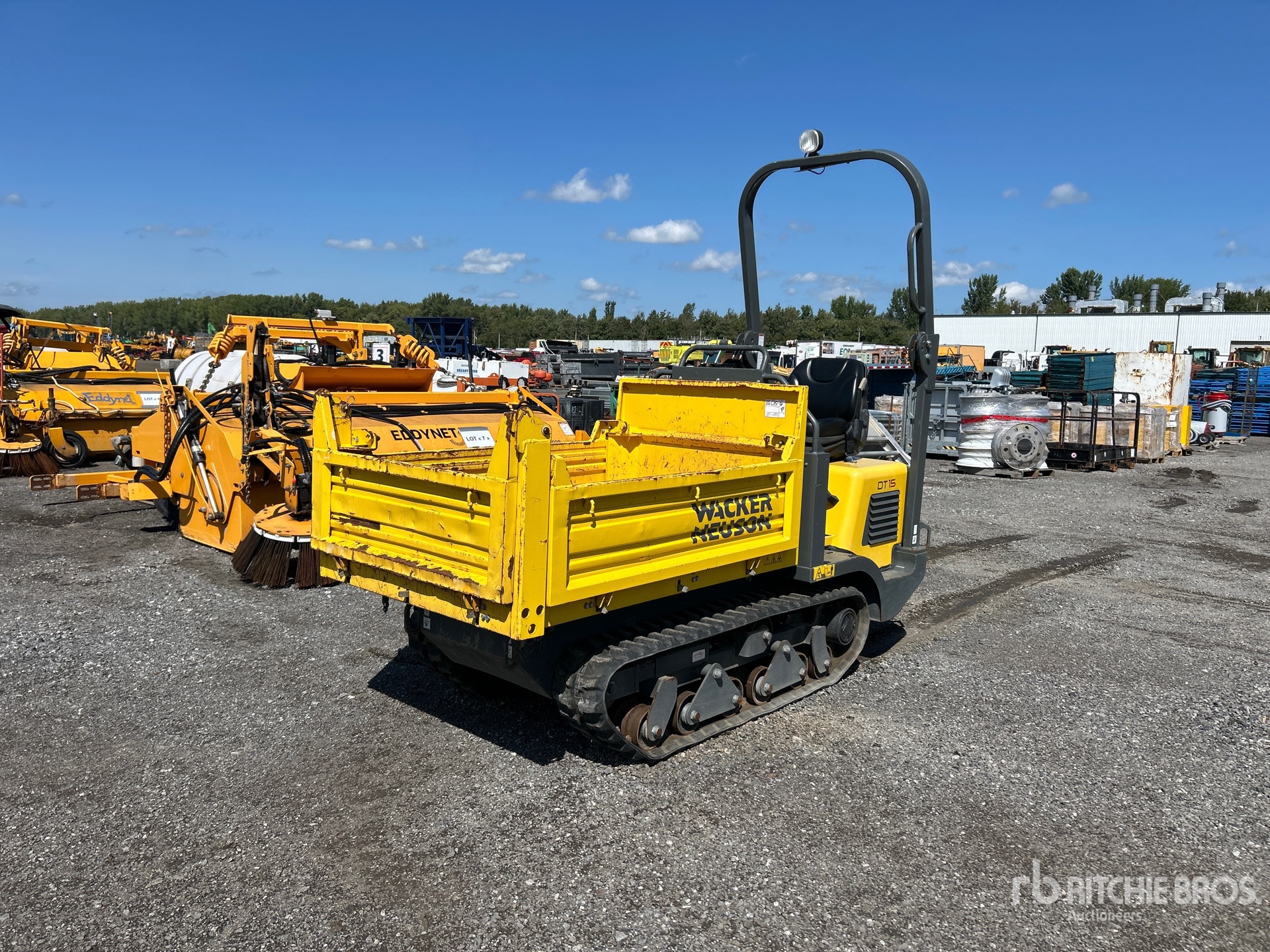 2018 Wacker Neuson DT15 1.2 ton Mini Raupendumper