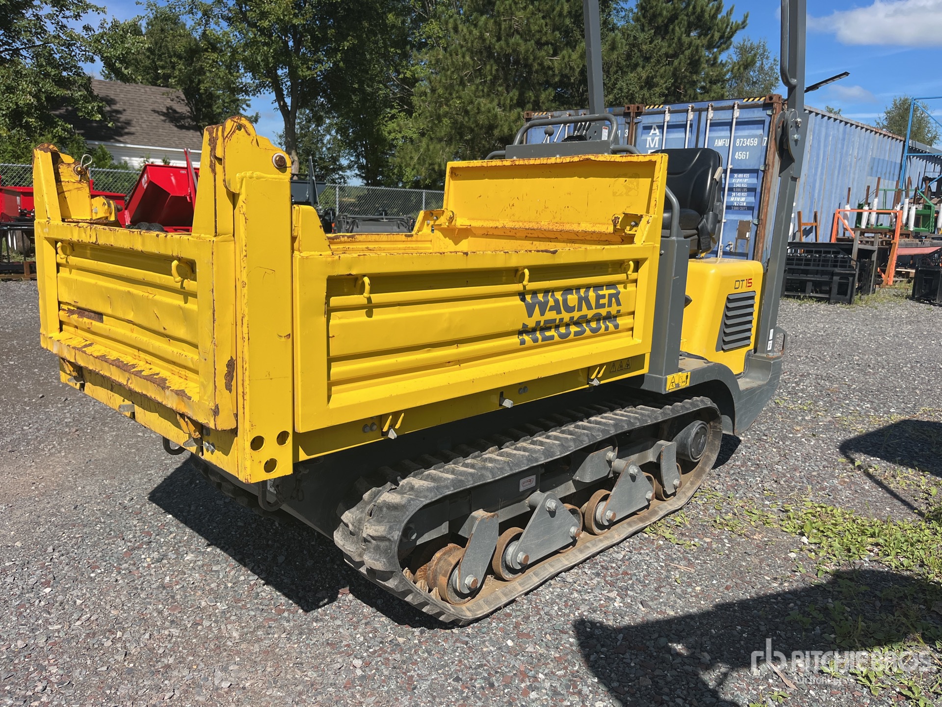 2018 Wacker Neuson DT15 1.4 ton Stand-On dumper de cadenas
