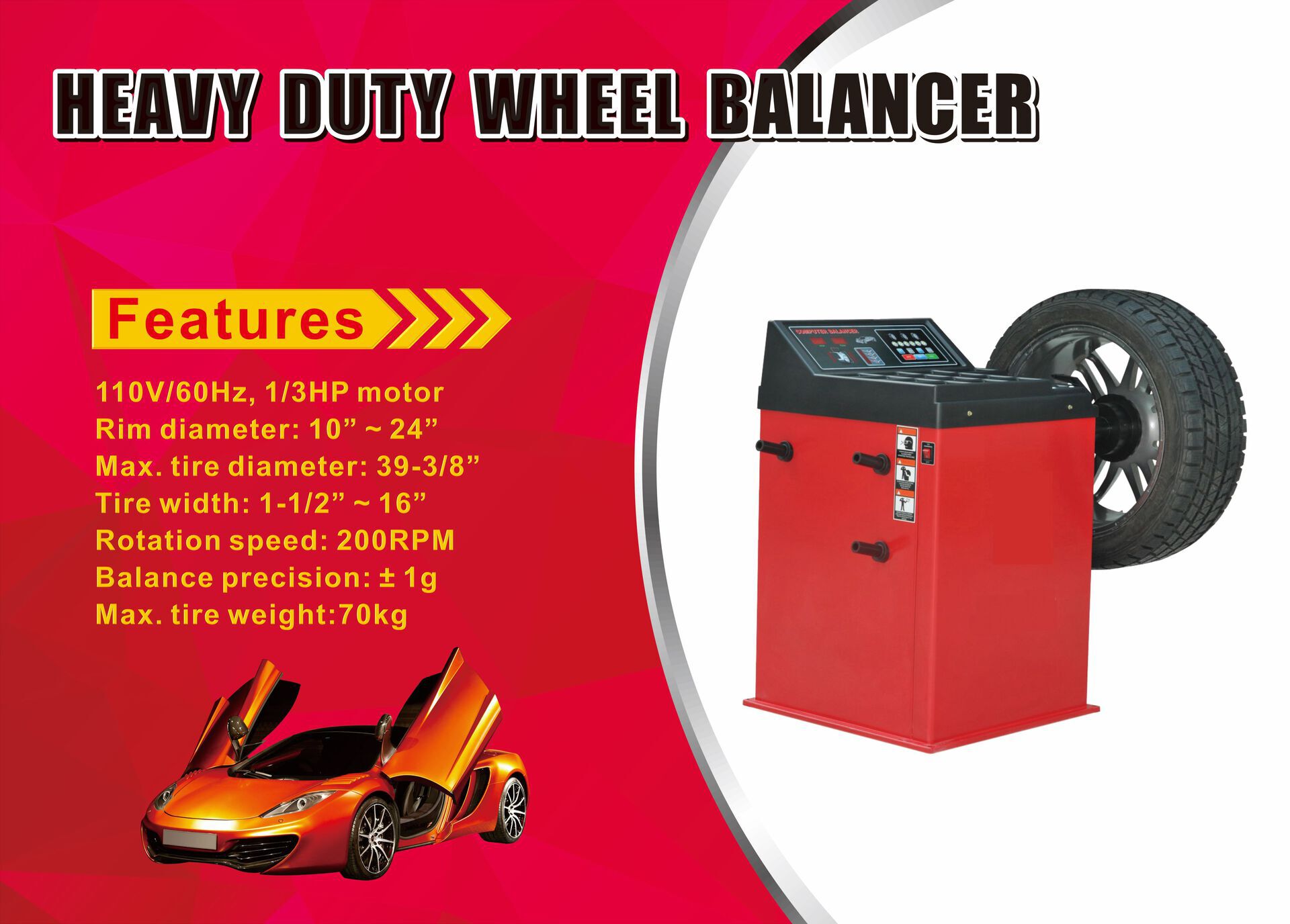 2025 Agriquip GLWB8100 Wheel Balancer (Unused)