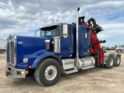Tiffin 2830 kg Articulated Boom on 2005 Kenworth 6x4 Sleeper Camión Grúa