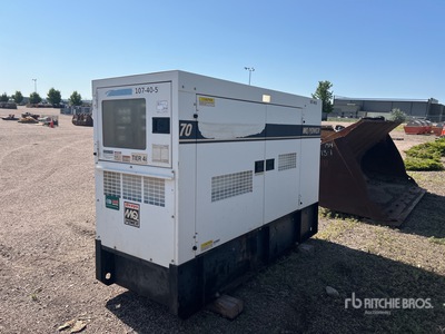 2014 Multiquip DCA70SSJU4i 56 kW Skid-Mounted Generator Set