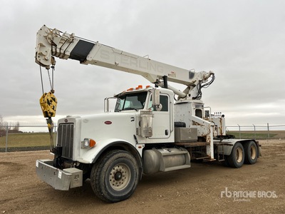 2009 Tadano TM1882 18 ton Straight Boom on 2009 Peterbilt 367 6x4 Boom Truck