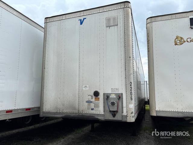 2023 Vanguard 53 ft x 102 in Sliding T/A Van Trailer