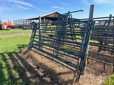 Quantity of (4) Hi-Hog 10 ft Livestock Panel
