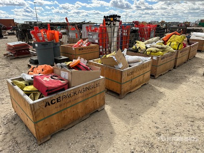 Quantity of (5) Crates of Assorted Safety Supplies