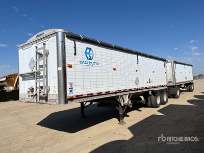 2011 Wilson 29 ft Tri/A B-Train Lead Belly Dump Remolque de granos