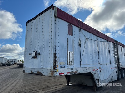 2005 tycorp Super Volume 26 ft Tri/A B-Train Lead Chip Trailer