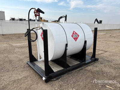 500 gal Skid Mounted Steel Benzinetank