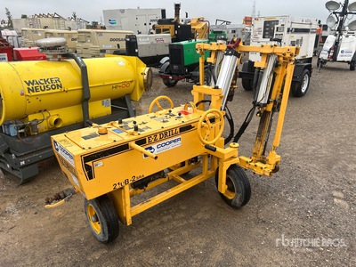 E-Z Drill, Inc 210B-2 SRA Slab Rider Double Drill معدات الحفر